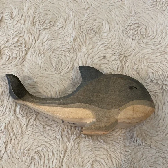 Ostheimer Waldorf Inspired Whale Wooden Toy - Picture 4 of 4